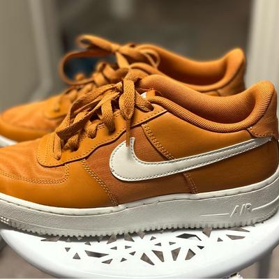 Nike Shoes | Big Kids' Nike Air Force 1 Lv8 2 Casual Shoes- Size 6.5 Youth | Color: Orange | Size: 6.5b