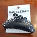 Anthropologie Accessories | Baublebar Faux Pearl Black Hair Jaw Clip New | Color: Black/White | Size: Os