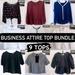 American Eagle Outfitters Tops | Business Attire Top Bundle (American Eagle, Zara, Forever 21, H&M, Old Navy) | Color: Black/White | Size: S