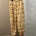Tory Burch Pants & Jumpsuits | Embroidered Pull Up Cinched Ankle Pant | Color: Brown/Yellow | Size: 2