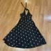 J. Crew Dresses | Gorgeous Silk Polka Dot Halter Dress | Color: Black/Cream | Size: 8