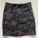 Free People Skirts | Free People Black Camo Skirt | Color: Black/Gray | Size: 2