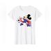 Disney Tops | Disney Mickey T-Shirt | Color: White | Size: Xs