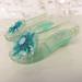 Disney Shoes | Disney Shoes Girls Sandals Slingback Slide Crystal Jelly Sparkle Blue Size 1.5 | Color: Blue/White | Size: 1.5bb