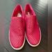 Michael Kors Shoes | Michael Kors Keaton Slip On Star Lasered Leather Pink Sneaker Loafer Size 7 | Color: Pink | Size: 7