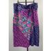 J. Crew Skirts | New! J Crew X Liberty Floral Midi Skirt! Womens 8! Black Purple Casual Summer | Color: Black/Purple | Size: 8