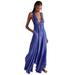 Free People Dresses | Free People Endless Summer Showstopper Maxi Dress | Color: Blue | Size: L