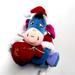 Disney Toys | Disney Eeyore Santa Joy Plush Stuffed Animal Christmas From Winnie The Pooh | Color: Blue/Red | Size: Os