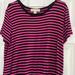 Michael Kors Dresses | Michael Kors Tee Shirt Dress Xl | Color: Black/Pink | Size: Xl