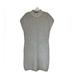 Athleta Dresses | Athleta Women Mock Neck Ribbed Sweater Dress Gray Merino Wool Oversized Sz Small | Color: Gray | Size: S