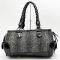 Burberry Bags | Burberry Shoulder Bag Gray Black Tweed Leather Ladies Fashion | Color: Black | Size: Os