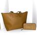 Coach Bags | Coach Tote Bag With Wallet | Color: Tan | Size: Os