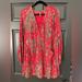 Free People Dresses | Free People Tunic Dress- Gorgeous Print And Euc! | Color: Pink | Size: M