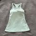 Lululemon Athletica Tops | Lululemon Women’s Mesh With Me Tank In Sea Mist With Shelf Bra Size 6 Euc | Color: Green | Size: 6