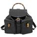 Gucci Bags | Gucci Bamboo Black Leather Backpack Bag (Pre-Owned) | Color: Black | Size: Os