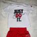 Nike Matching Sets | 12 Month Old, Boy’s Nike Outfit | Color: Red/White | Size: 12mb