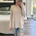 American Eagle Outfitters Sweaters | Aeo Tan Cozy Tunic Shirt Lightweight Sweater | Color: Cream/Tan | Size: Xs