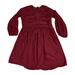 American Eagle Outfitters Dresses | American Eagle Maroon Bohemian Tie Neck Long Sleeve Dress Women’s Size Large | Color: Red | Size: L