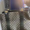 Gucci Bags | Authentic Vintage Gucci Tote Bag | Color: Brown/Cream | Size: Os