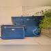 Coach Bags | Coach City Zip Tote And Pouch | Color: Blue | Size: Os