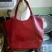 Coach Bags | Coach Euc Saffiano Peyton F26103 Leather Tote. | Color: Pink/Red | Size: Os