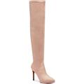 Jessica Simpson Shoes | Jessica Simpson Chantilly Cream Over The Knee High Heel Boots | Color: Cream/White | Size: Various