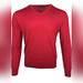 Polo By Ralph Lauren Sweaters | $115 Nwt Polo Ralph Lauren Men's Pima Cotton V-Neck Sweater Red L | Color: Red | Size: L