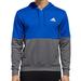 Adidas Shirts | Adidas Men's Fleece Logo Hoodie Sweatshirt Top Size M/M | Color: Blue/Gray | Size: M