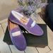 Coach Shoes | Coach Hanna Velvet Loafer | Color: Purple | Size: 7.5