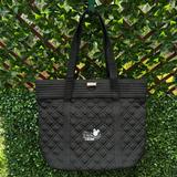 Disney Bags | Disney Vacation Club Vera Bradley Dvc 2015 Black Quilted Tote Bag Nwt | Color: Black | Size: Os