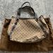 Gucci Bags | Gucci Canvas Medium Abbey Shoulder Bag | Color: Brown/Tan | Size: Os