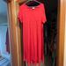 Lularoe Dresses | Lularoe Dress Size Medium Tags Still On!! | Color: Red | Size: M