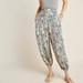 Anthropologie Pants & Jumpsuits | Anthropologie Printed Harem Pants Paisley Crepe | Color: Blue/Cream | Size: Xs