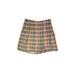 J. Crew Shorts | J. Crew Size 0 High-Waist Pleat-Front Retro Shorts Pink Colorful Aj660 | Color: Green/Pink | Size: 0