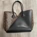 Louis Vuitton Bags | Louis Vuitton Kimono Leather Tote In Monogram And Solid Black - Size Mm | Color: Black/Brown | Size: Os