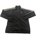 Adidas Jackets & Coats | Adidas Track Jacket Men Medium Black Polyester Full Zip Athletic Casual Logo | Color: Black | Size: M