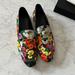 Gucci Shoes | Gucci Horsebit Floral Loafers | Color: Black | Size: Eu 41