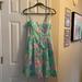 Lilly Pulitzer Dresses | Like New Lily Pulitzer Pink And Green Patterned Mini Sundress - Size 8 | Color: Green/Pink | Size: 8