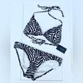 Kate Spade Swim | Kate Spade Zebra Bikini | Color: Black/White | Size: L