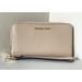 Michael Kors Bags | New Michael Kors Jet Set Travel Large Flat Phone Case Leather Wallet Buff | Color: Tan | Size: Os