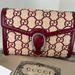 Gucci Bags | $2,450 New Gucci Dionysus Super Mini Crossbody Bag Red Leather, Straw Authentic | Color: Cream/Red | Size: Os