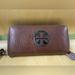 Tory Burch Bags | Brown Leather Tory Burch Wallet | Color: Brown | Size: Os