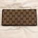 Gucci Bags | Gucci Monogram Long Bifold Wallet / Card Holder | Color: Brown/Tan | Size: Os