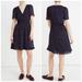Madewell Dresses | Madewell Flutter-Sleeve Ruffle-Hem Sugar Dress. Size 4. Like New. | Color: Blue | Size: 4