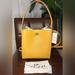 Coach Bags | Coach Charlie Bucket Mustard Leather Bag Crossbody | Color: Yellow | Size: Os