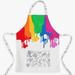 Disney Other | Disney Parks Ink And Paint Cotton Youth Size Apron Nwt | Color: Red/White | Size: 19" W X 24" H Inches