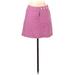 J.Crew Casual A-Line Skirt Mini: Pink Polka Dots Bottoms - Women's Size 0