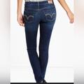 Levi's Jeans | Levis 524 Too Superlow Womens Size 24 Jeans Skinny Ultra Low Rise Dark Wash Nwt | Color: Blue | Size: 24