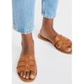 Madewell Shoes | Madewell Fisherman’s Leather Flat Sandal | Color: Tan | Size: 6