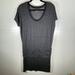 Athleta Dresses | Athleta Heather Black Scoop Neck Dress | Color: Black/Gray | Size: L